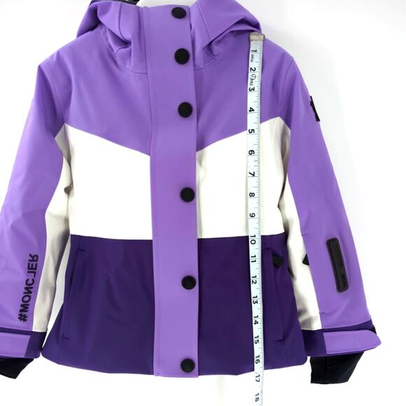 MONCLER Grenoble Kids Color Blocked Hooded Jacket 4A - Picture 5 of 9